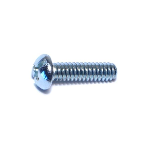 Midwest Fastener #10-24 x 3/4 in Combination Phillips/Slotted Round Machine Screw, Zinc Plated Steel, 100 PK 07672 - main